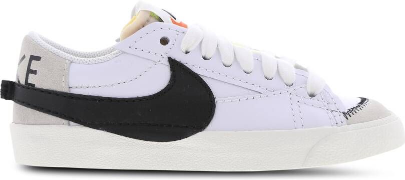 Nike Blazer Low '77 Jumbo sneaker van leer met suède details
