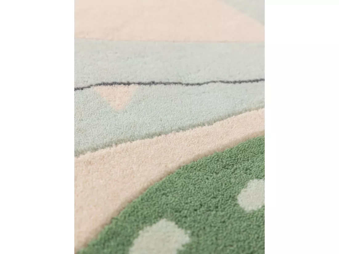 Tapis enfant Savannah Multicouleur 115x120 cm