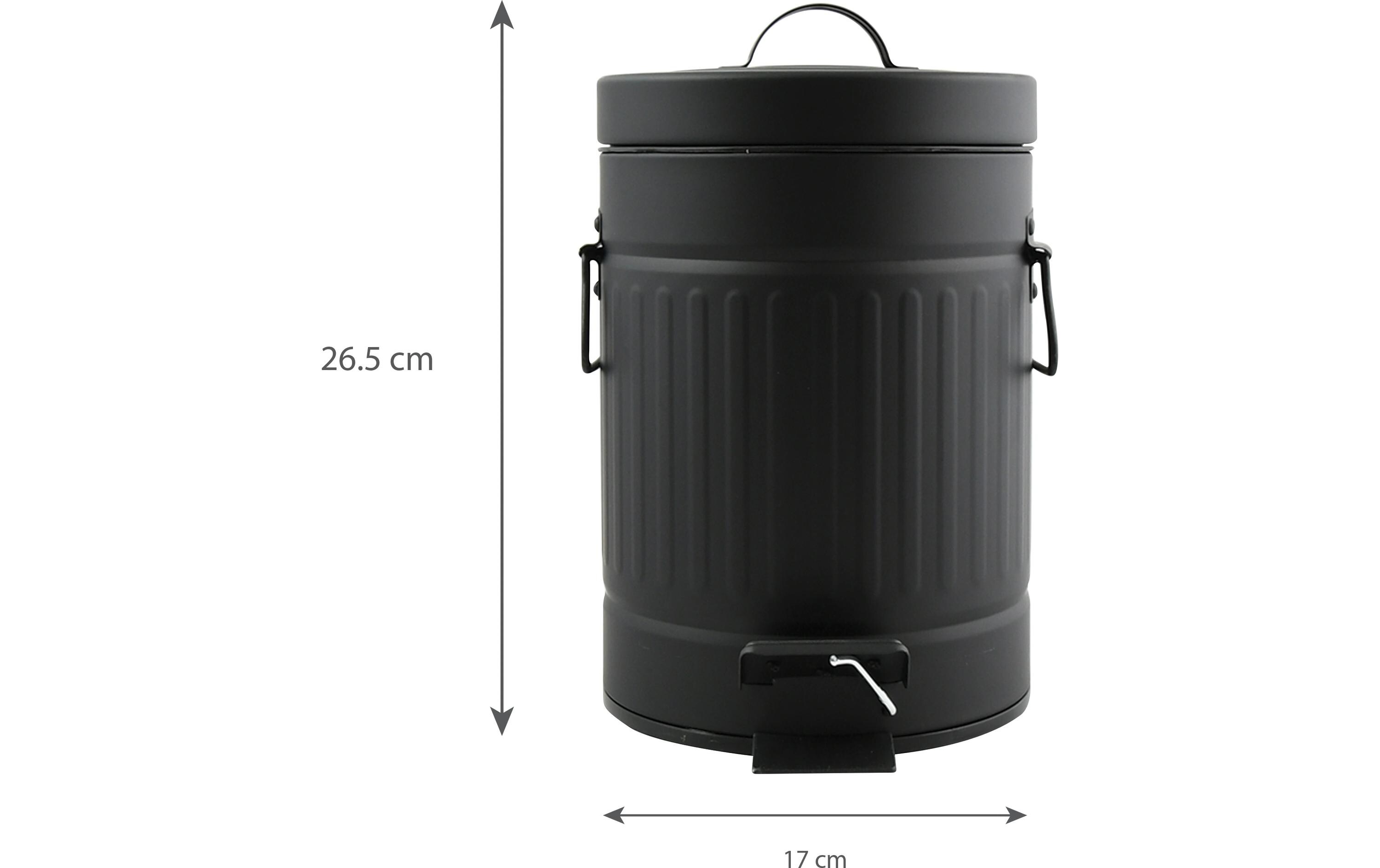 Kosmetikeimer Habana 3 l, SchwarzTreteimer