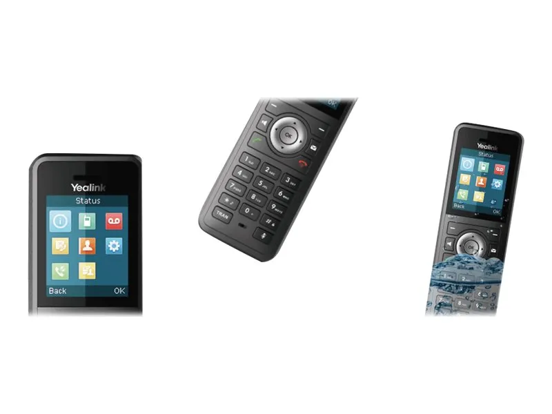 Yealink W79P IP-telefon Sort 20 Linier TFT Wi-Fi