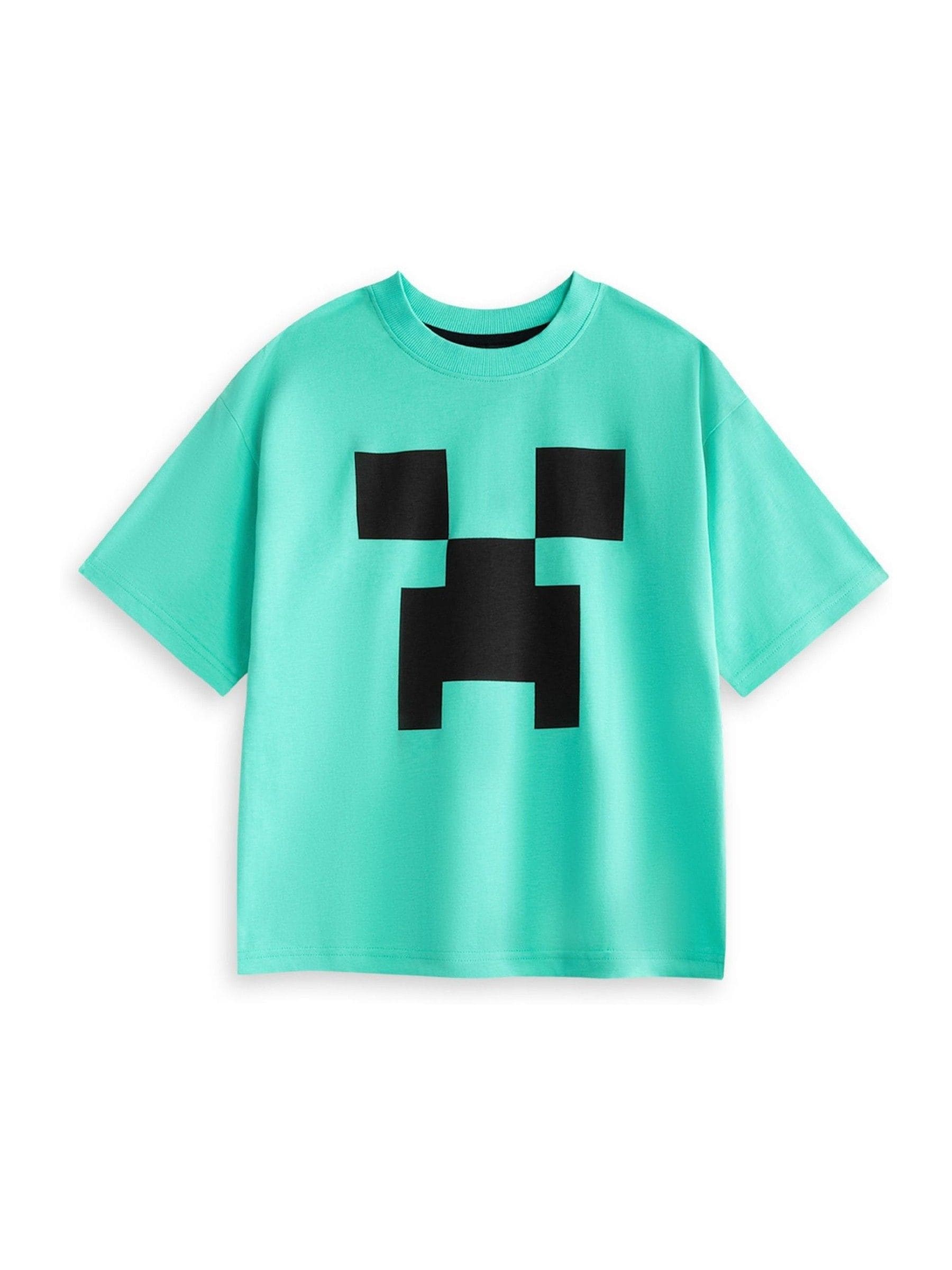 Blauw - Vanilla Underground Boys 100% Cotton Minecraft Short Sleeve Short Leg Pyjamas Set Pack of 2