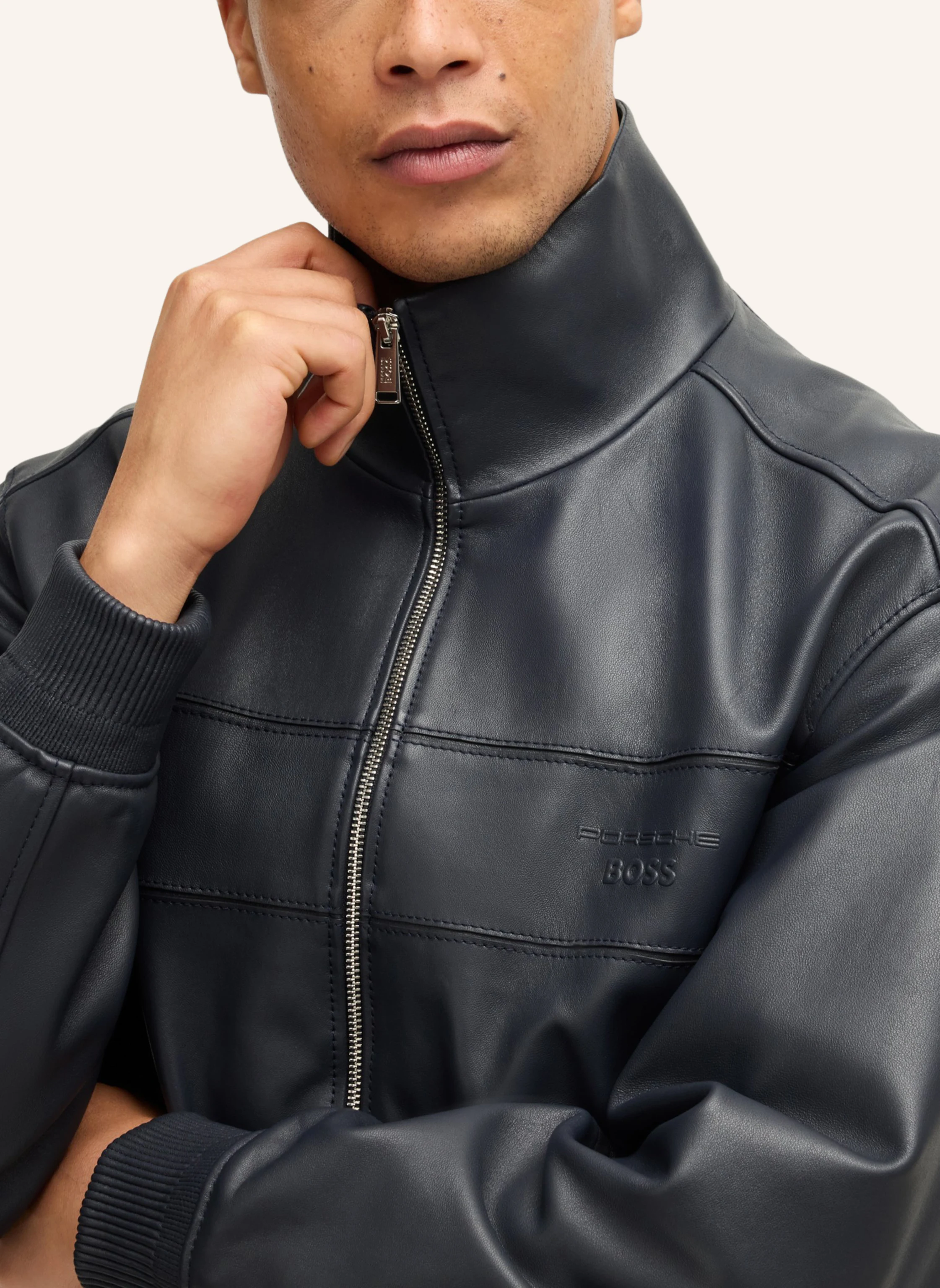 BOSS Lederjacke MARON_PS Regular Fit