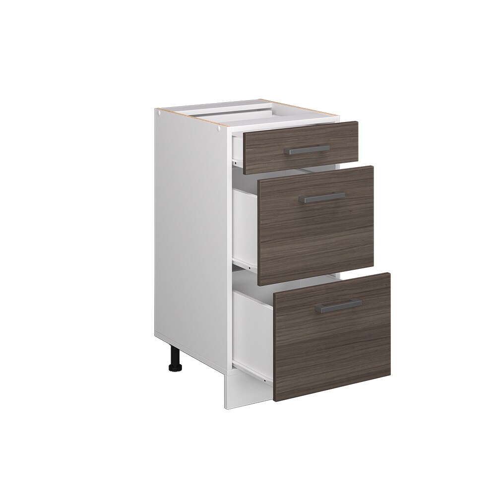 Vicco Schubladenunterschrank Küchenschrank Küchenzeile R-Line 40 cm Weiß Edelgrau Schublade