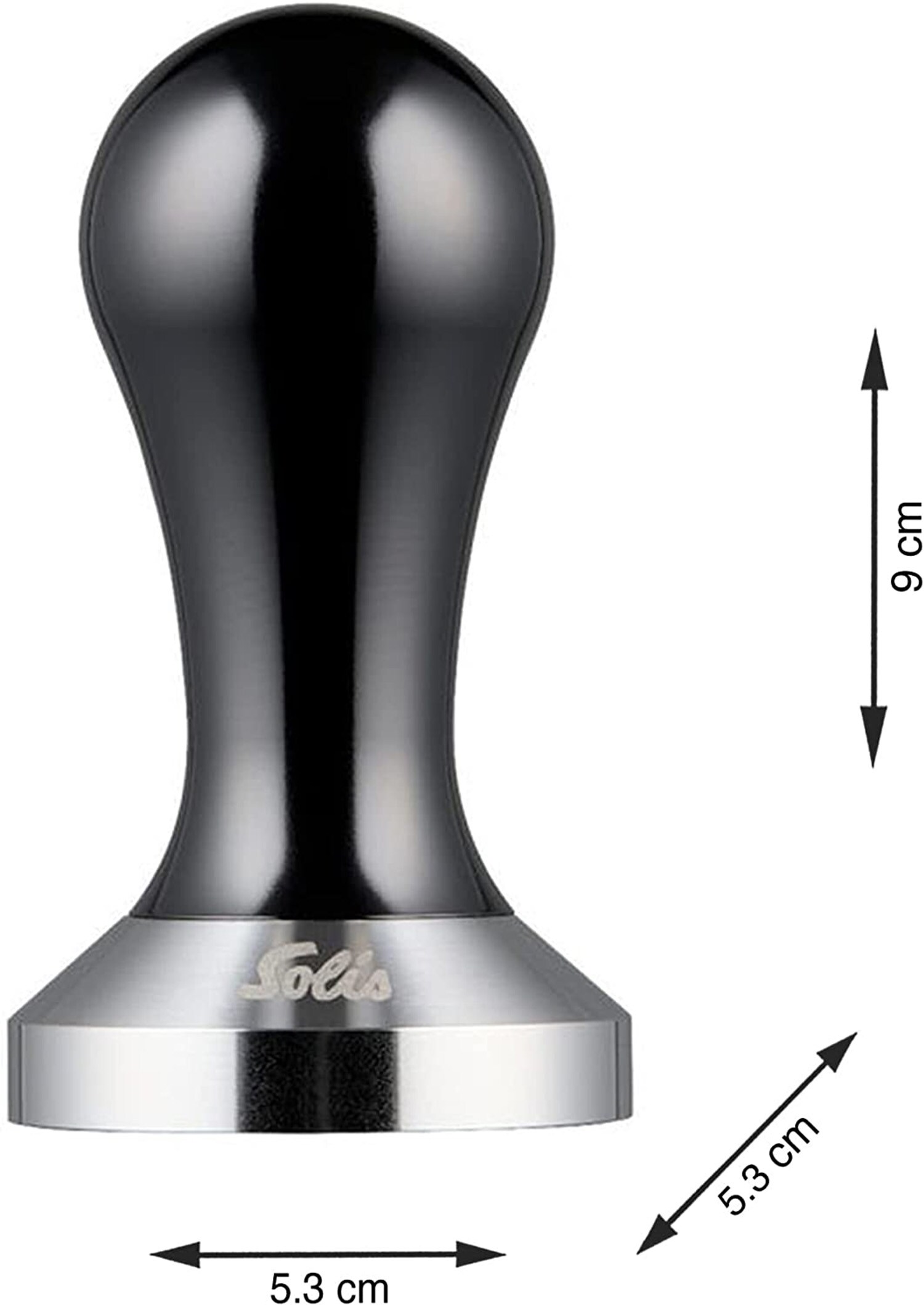 Solis Tamper 54 mm für 54 mm Siebträger, Barista Werkzeuge, Aluminium