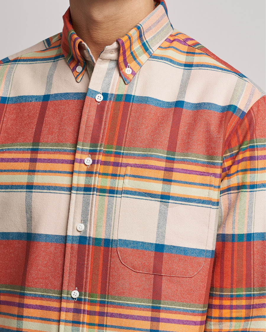 Gitman Vintage Button Down Sunrise Flannel Shirt Sunrise