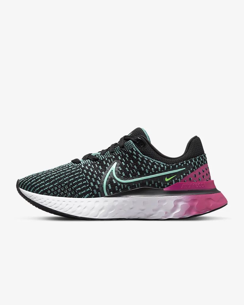 Chaussures de running Nike React Infinity Run 3 Noir & Rose pour femme