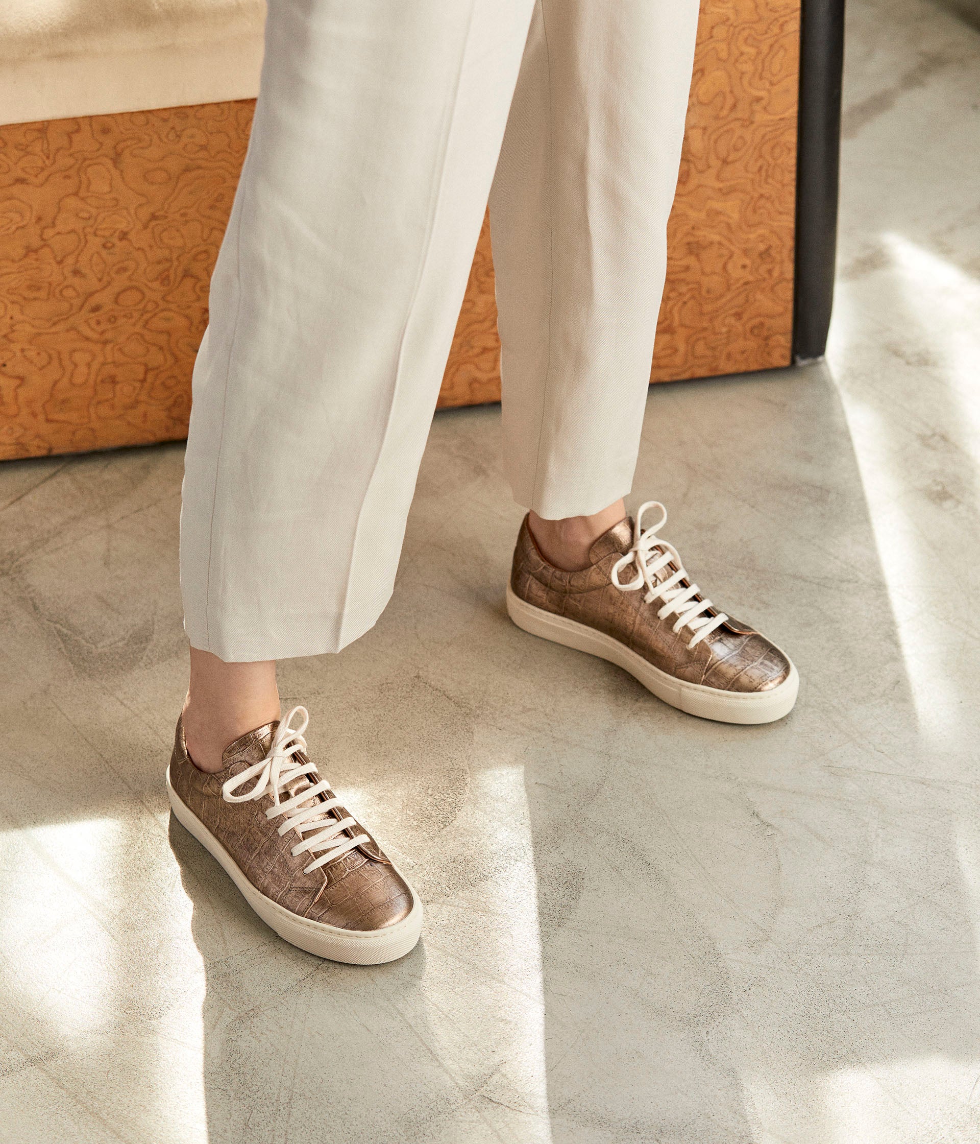 Sneakers bronze Lucette