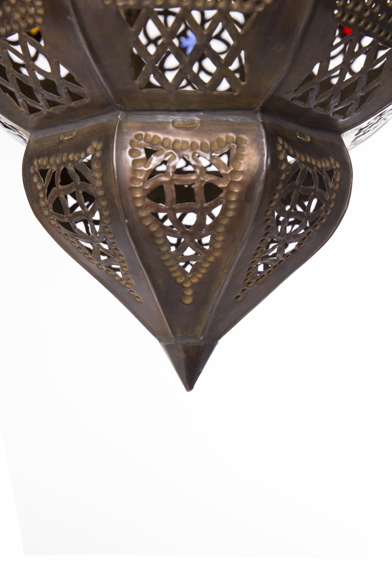 Deckenleuchte 'Djamal', rostbraun, Ø 20 cm, H 27 cm von fischer's lagerhaus