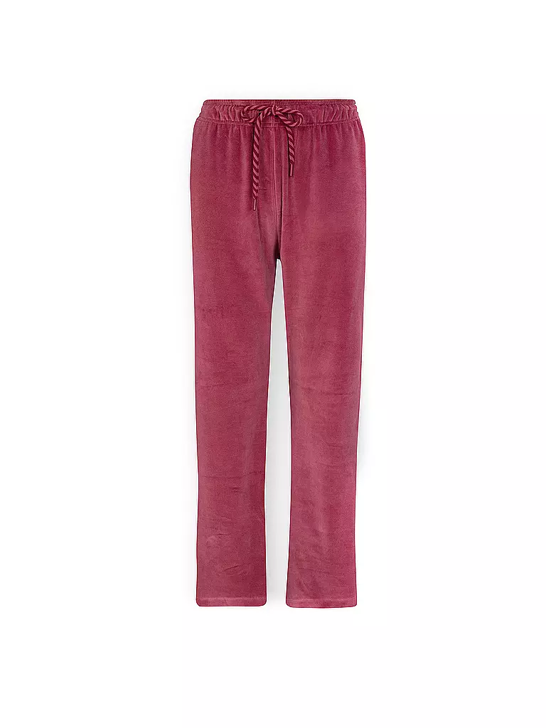 PIP STUDIO Loungehose VELVET BRITTA beere