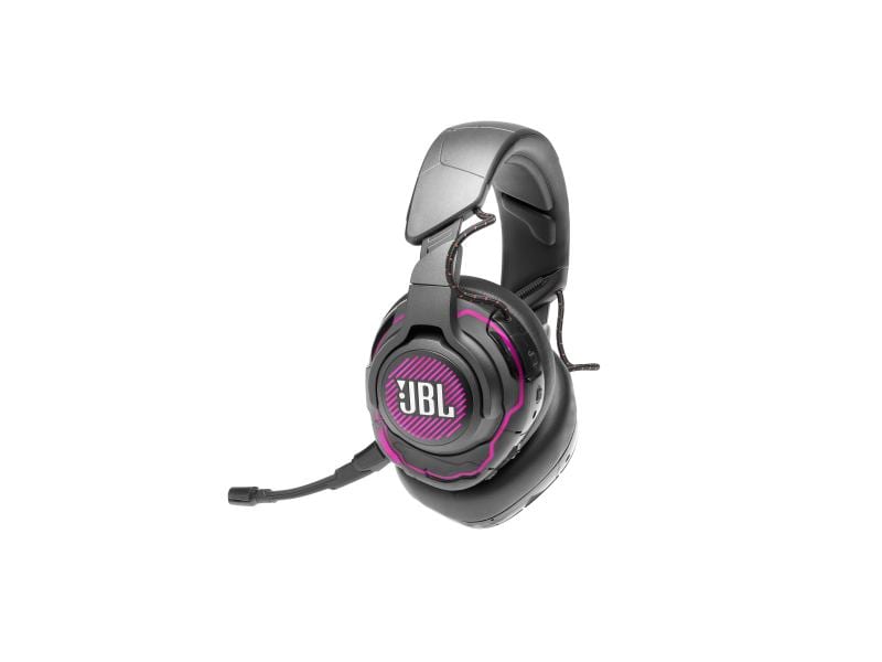 JBL Headset Quantum One Schwarz USB-kabelgebundenes Over-Ear-Profi-Gaming-Headset mit JBL QuantumSPHERE 360 mit Head-Tracking