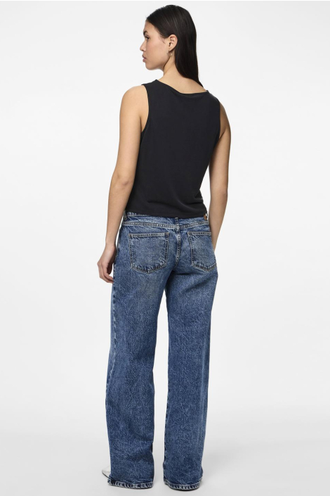 Pieces zwarte dames top