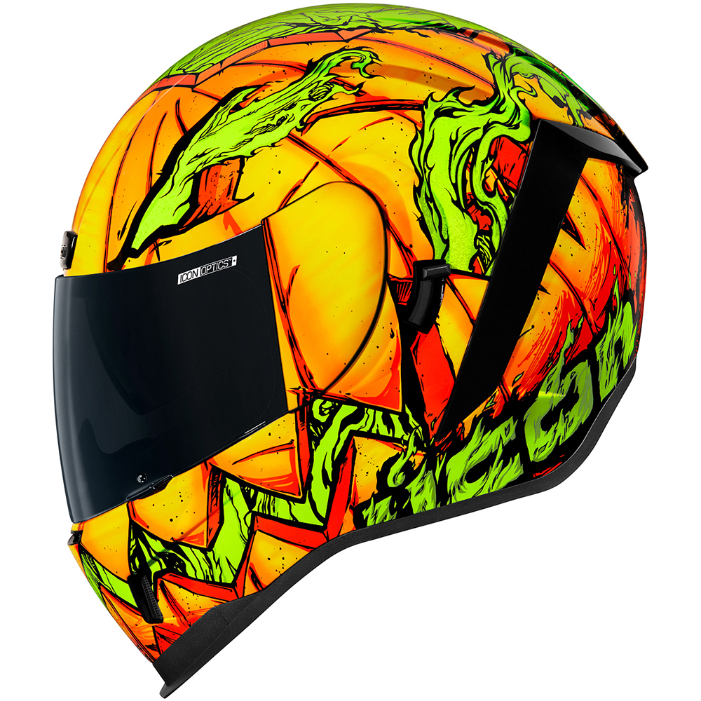 Icon - Casque Airform Trick or Street™ Orange / Vert