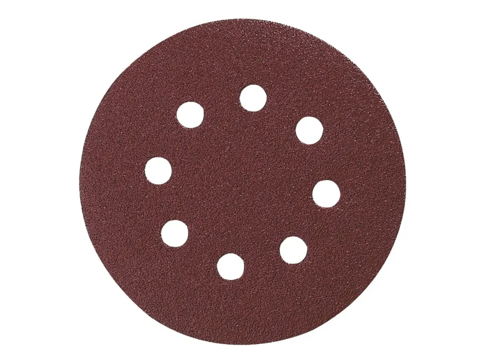 Makita - Sandpapirsark - for træ, metal - 10 stykker - 125 mm - rund - kornstørrelse: P240 - 125 mm