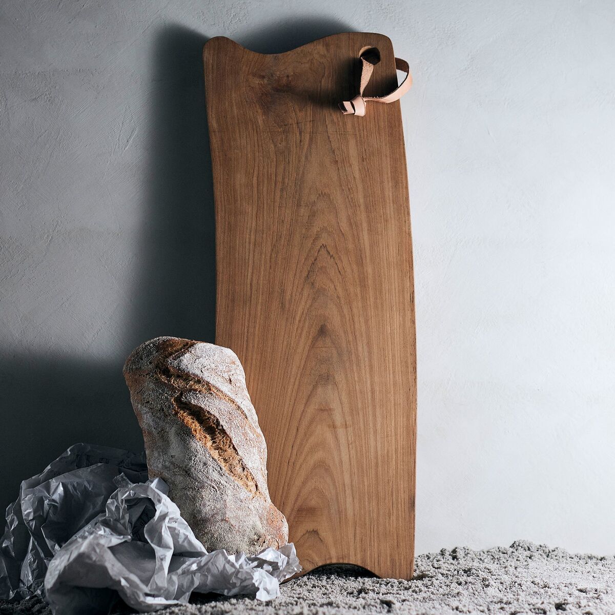 Lyon skjærebrett 70x25 cm, teak