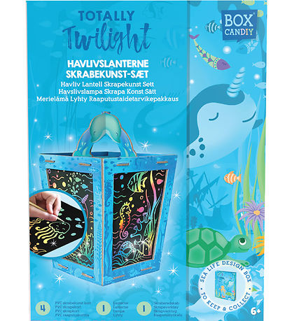 Box Candiy Kreatives Spielset - Laternen-Kratzkunst-Set - Totall