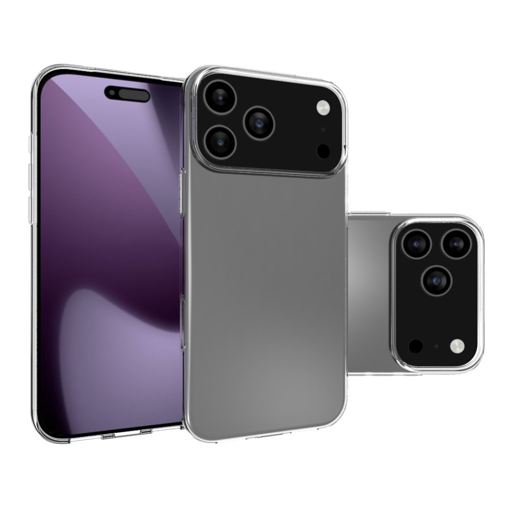 iPhone 17 Pro Max Gummi Case Schutzhülle - Transparent