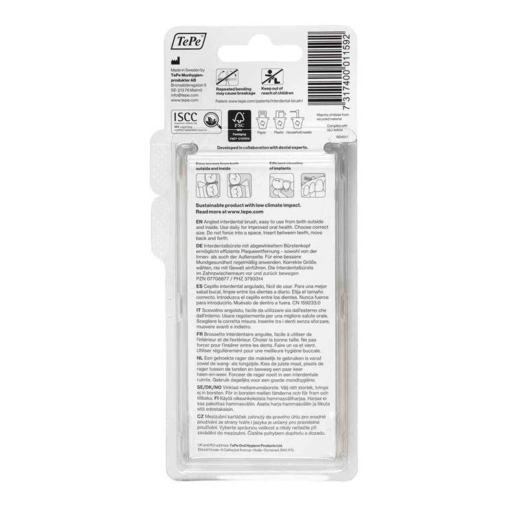 Tepe Angle Interdentalbürste 0,7mm gelb, 6 St