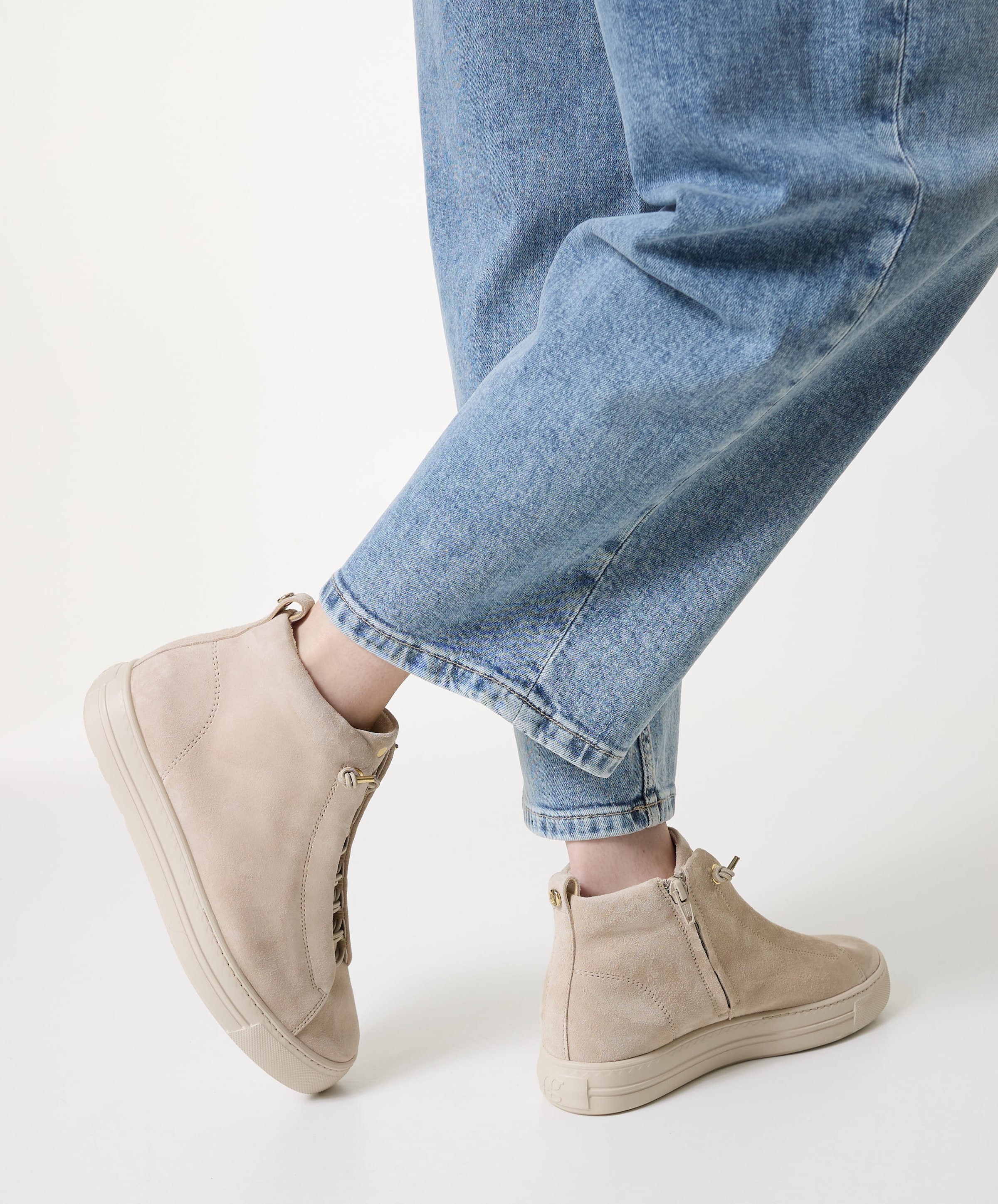 Paul Green dames sneakers beige