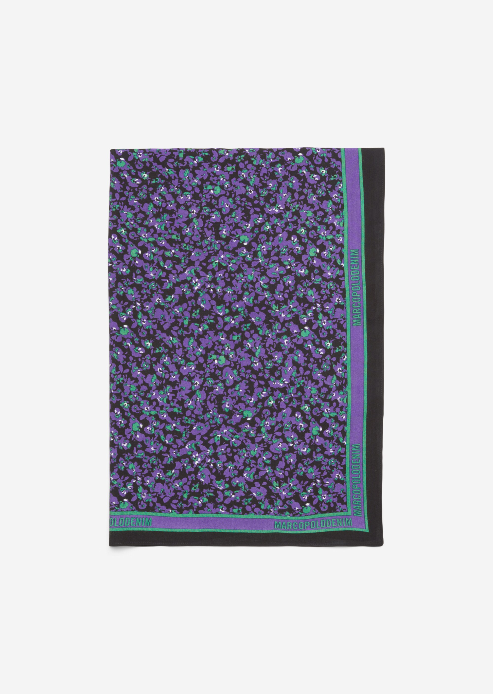 Quadratisches Tuch mit Allover-Print
