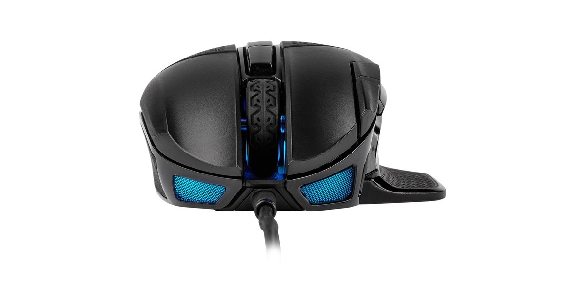 CorsairNightsword RGB gaming muis  (Zwart, 100 - 18,000 dpi, RGB leds)