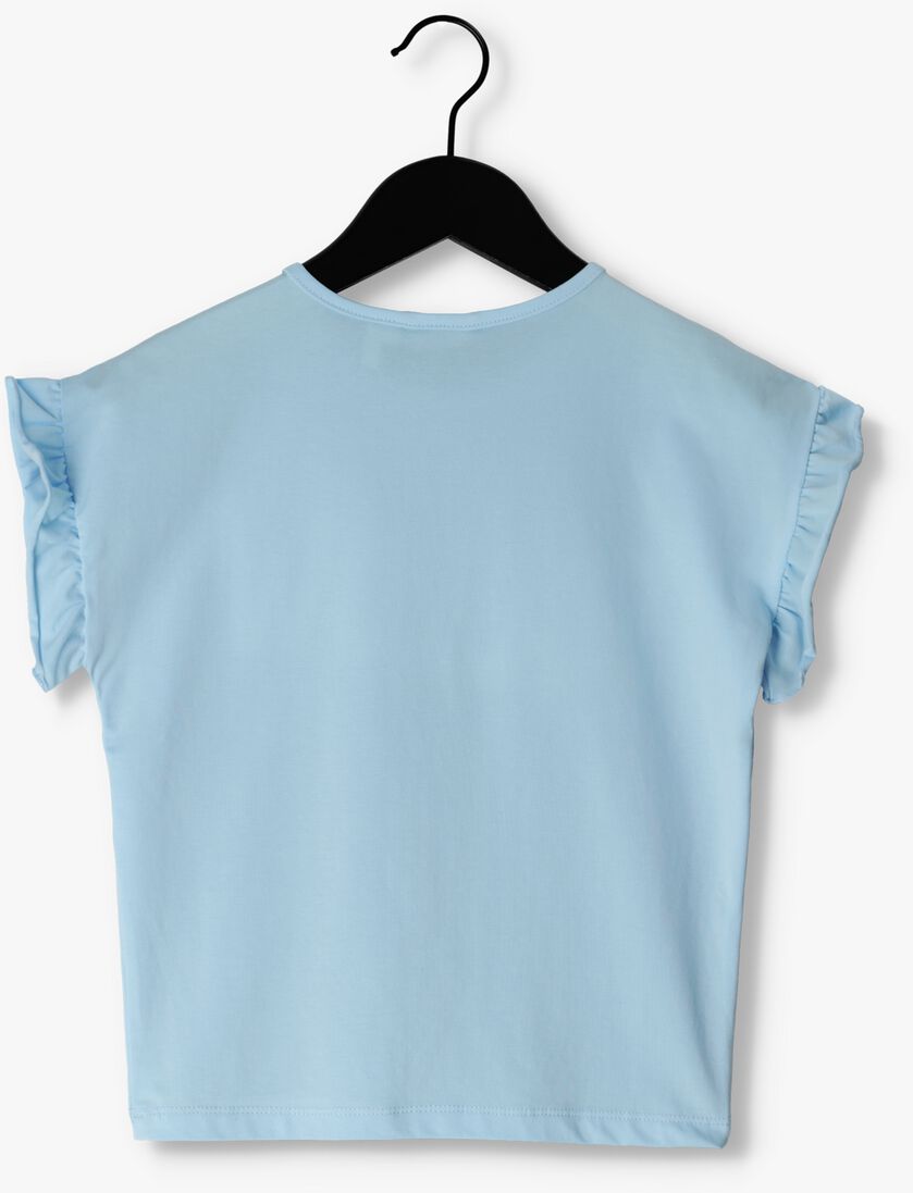 NONO blauwe nono t-shirt kanou tshirt short ruffled sleeve