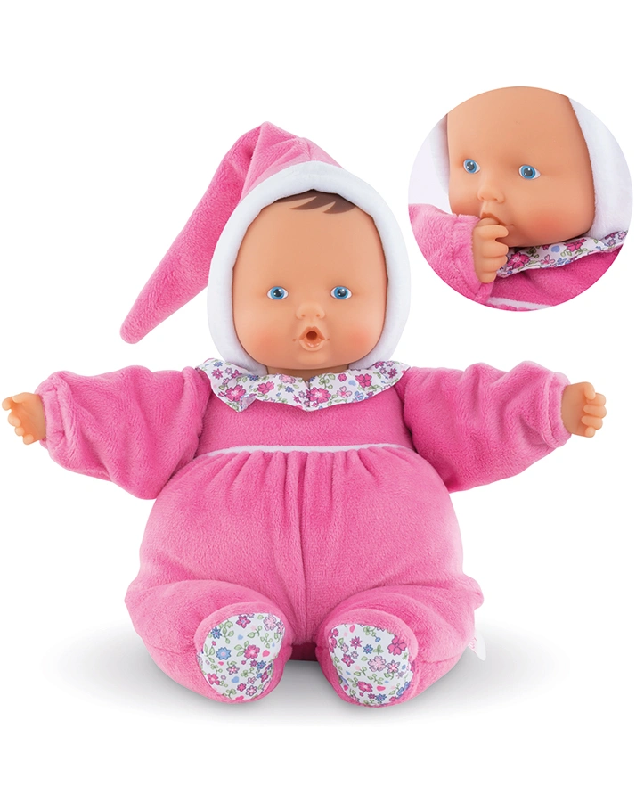 Puppe BABIPOUCE 1001 BLUMEN (28cm) in pink