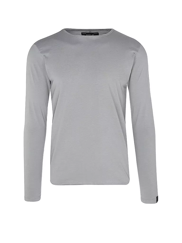 REPLAY Langarmshirt  hellgrau