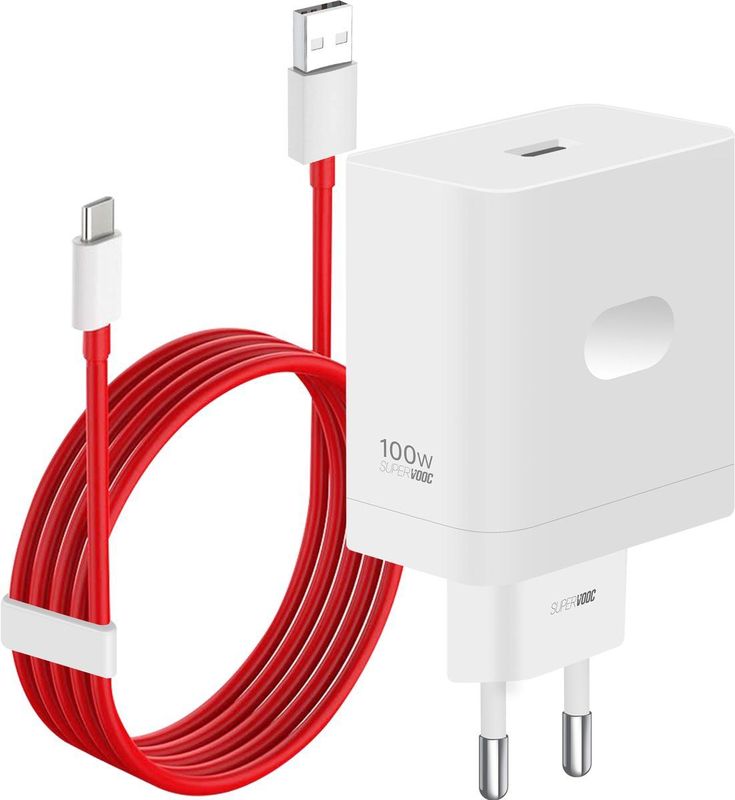 OnePlus - SuperVooc 100W - USB-C Wandlader - Zwart - Snelladen
