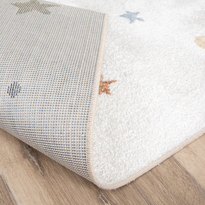 Wasbaar kindervloerkleed - Ravi Stars Multicolor