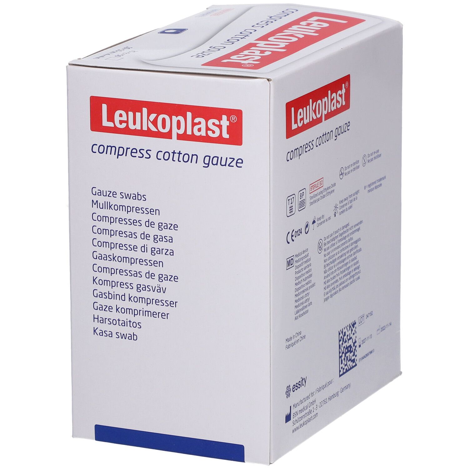 Leukoplast® compress Cotton Gaze 10 x 10 cm steril
