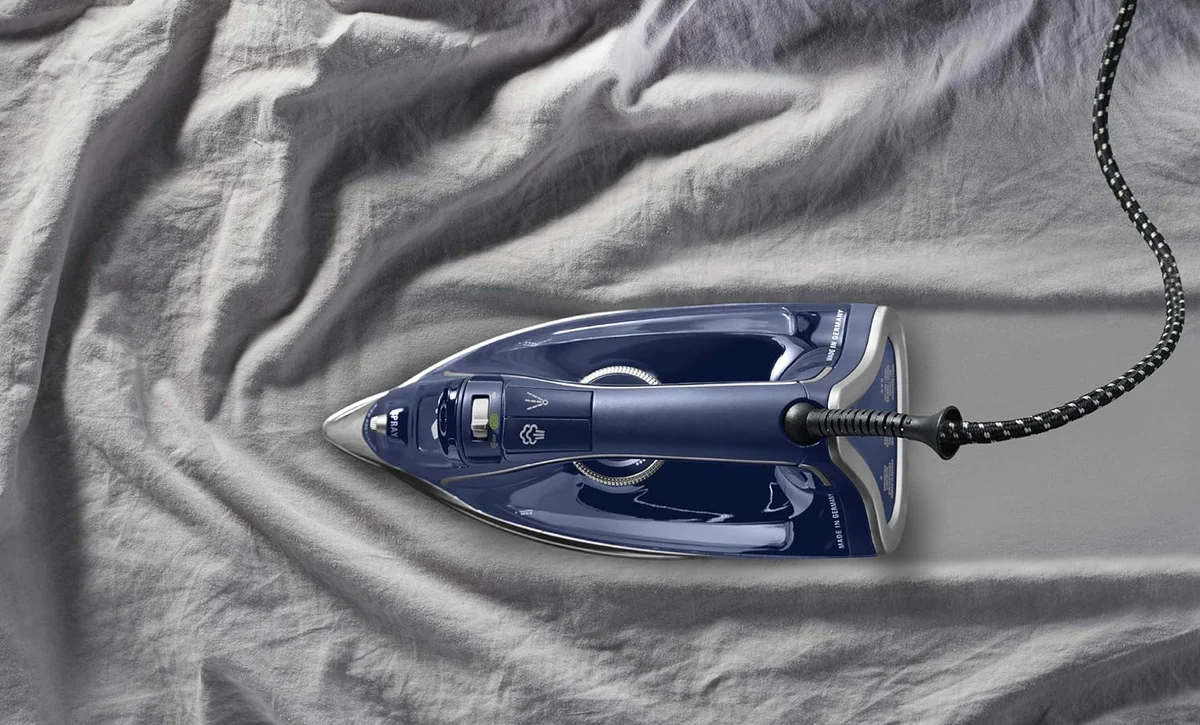 Fer à repasser vapeur de 0,3L 2800W bleu gris Rowenta