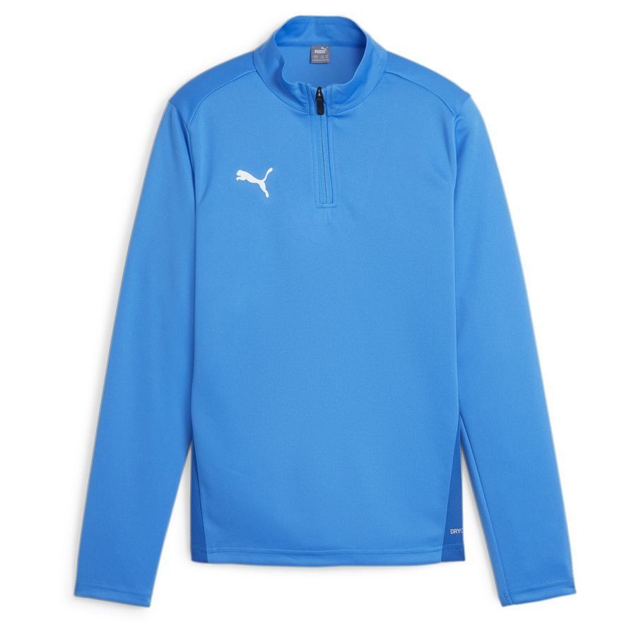 PUMA Maillot d'Entraînement teamGOAL Fermeture Éclair 1/4 - Bleu/Blanc Enfant