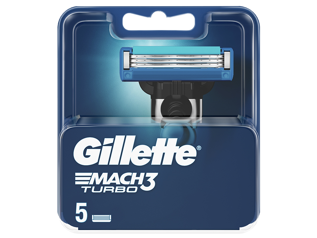RECARGA DE LÂMINAS MACH3 TURBO GILLETTE 5 UN