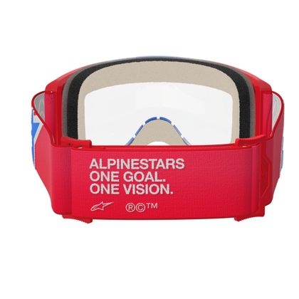 Masque cross Alpinestars VISION 5 CORP 2025 - Rouge / Blanc