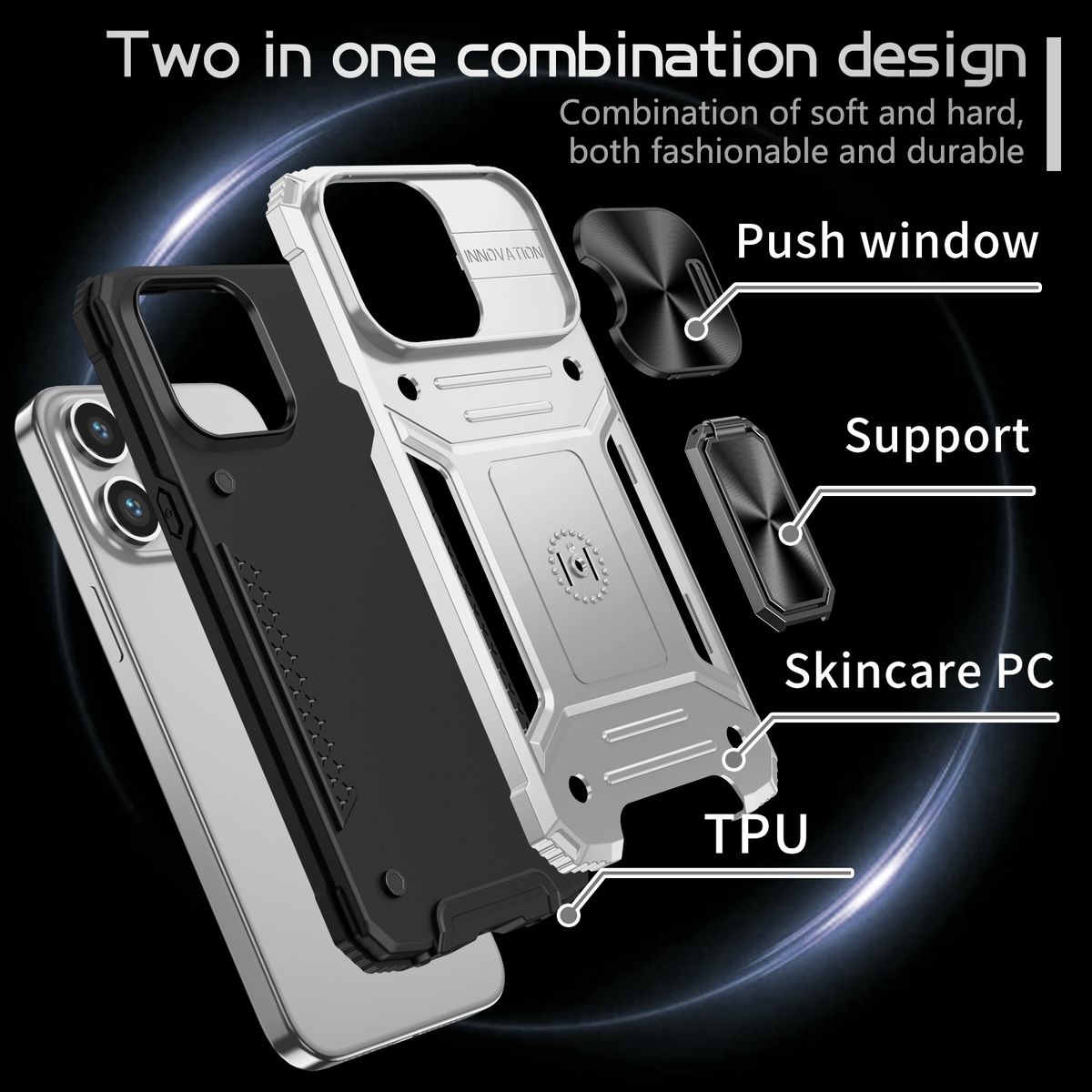 Hülle für Apple iPhone 15 Pro Max Schutz Handy Case Cover Kamera Tasche Etuis
