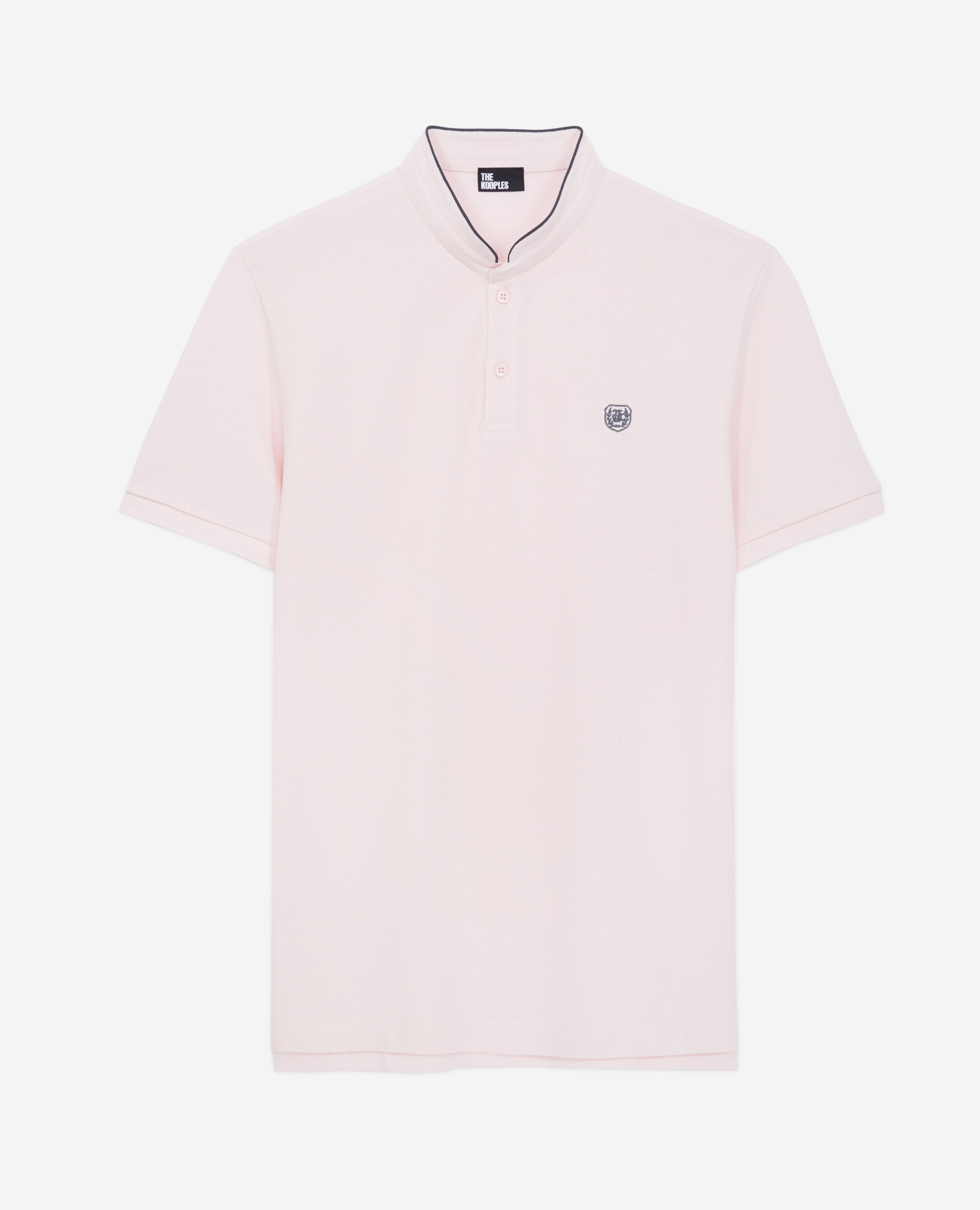 Polo col officier rose