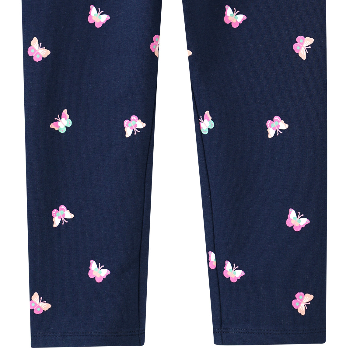 Topolino Mädchen Leggings mit Schmetterlings-Allover dunkelblau