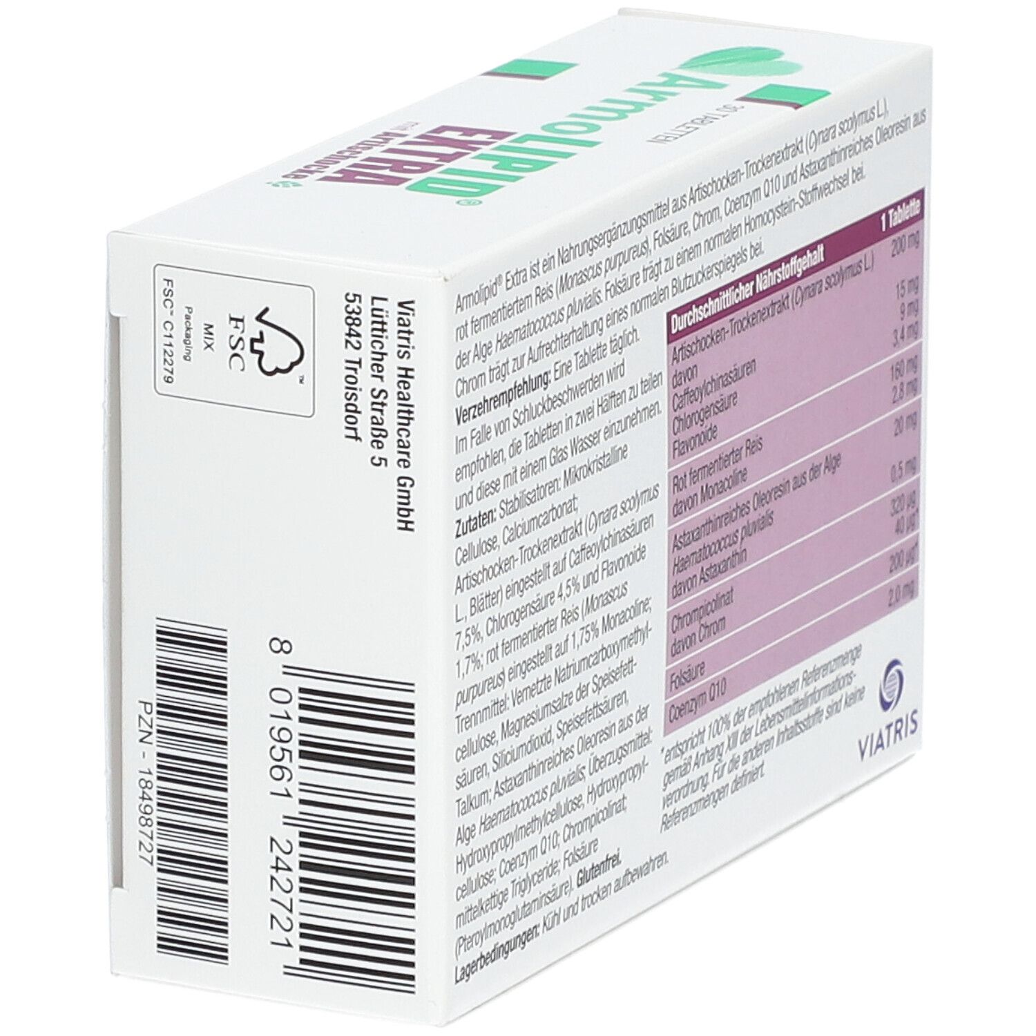ArmoLIPID® EXTRA mit Artischocke