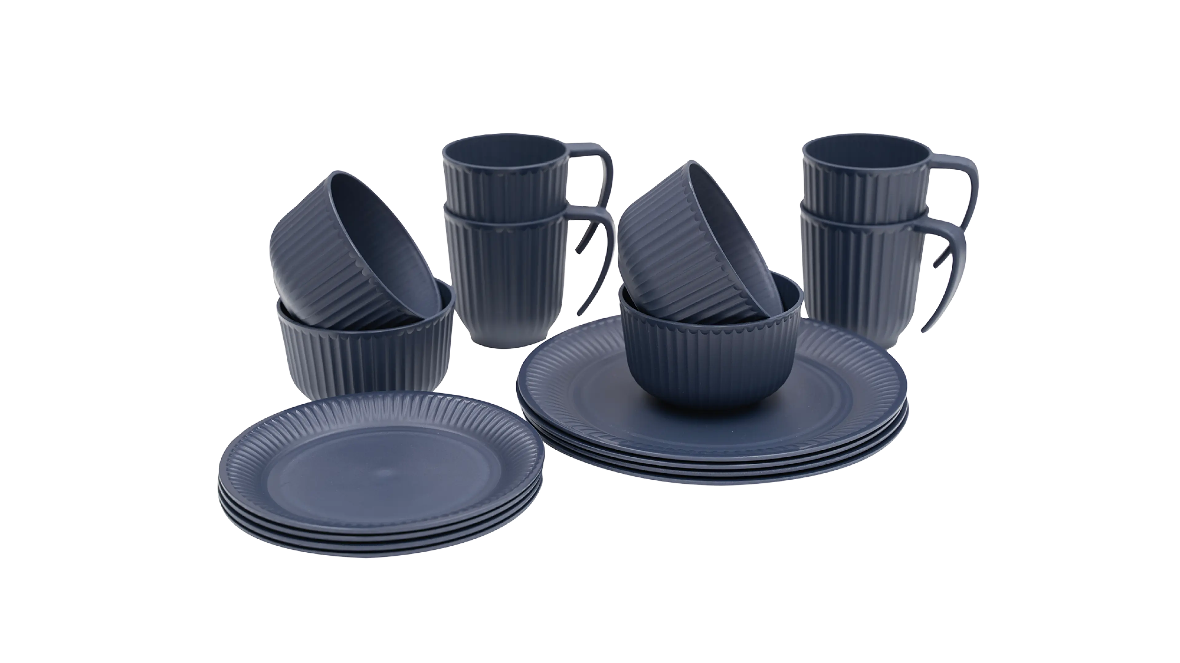 Delish Geschirrr-Set 4 Personen Navy Night