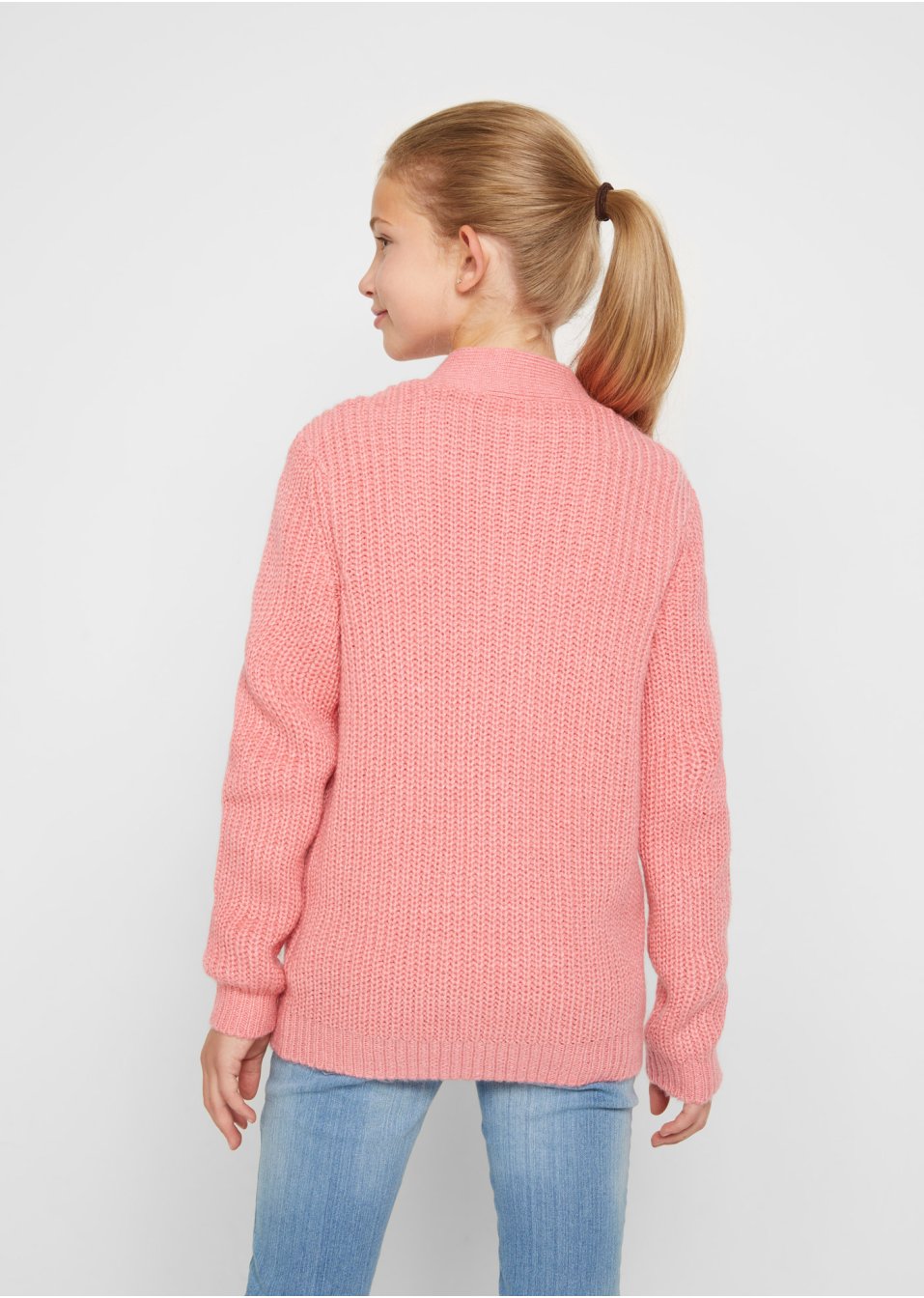 Gilet en maille fille