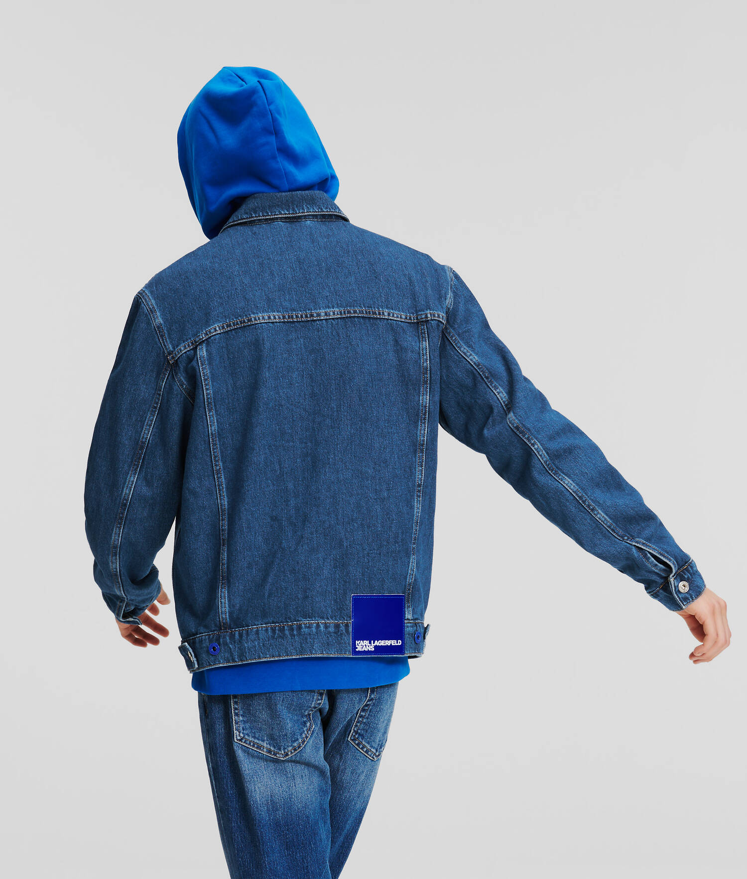 VESTE EN JEAN COUPE DROITE KLJ
