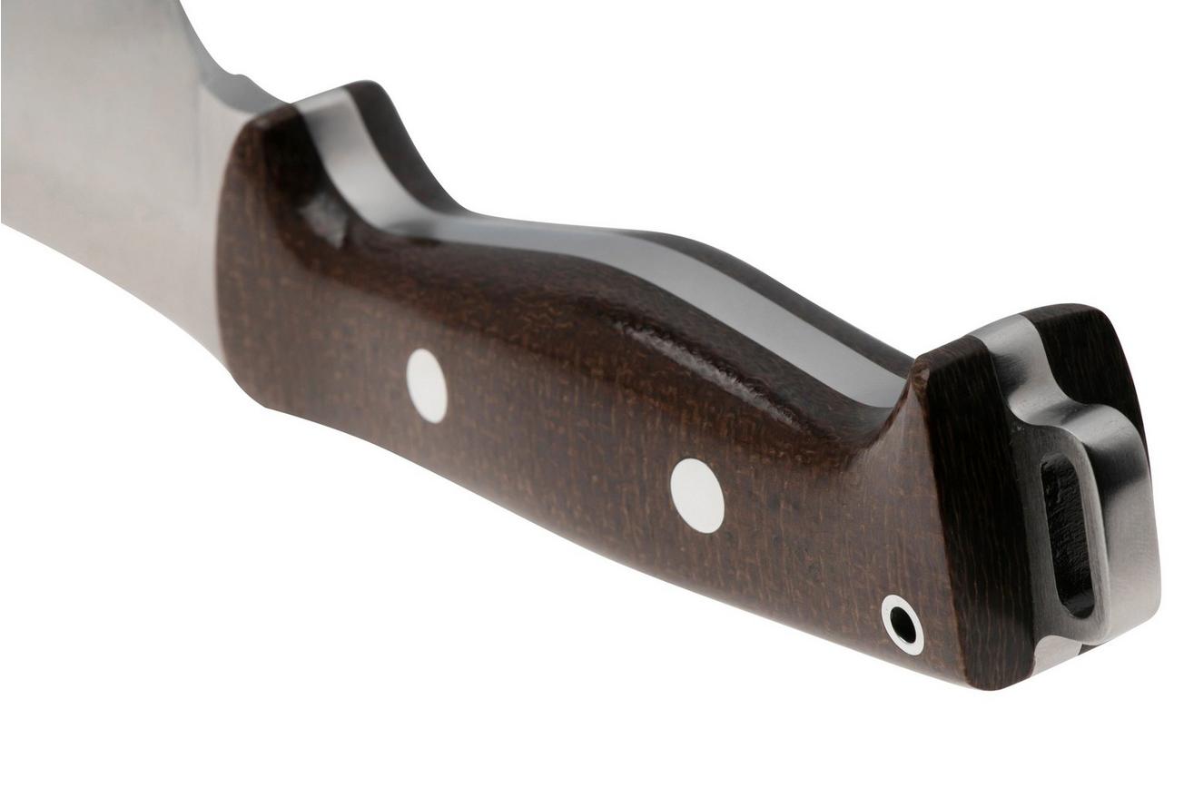 Bark River Bravo 3 CPM 3V Tan Burlap Micarta, survivalmes