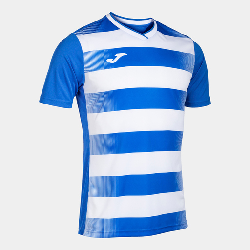 Camiseta Manga Corta Joma Europa V Royal Blanco