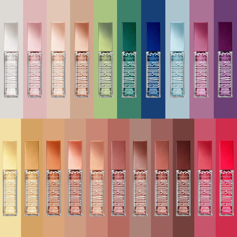 NYX Prof. Makeup Ultimate Glow Shots Liquid Eyeshadow 7,5 ml - 19 Strawberry Stacked