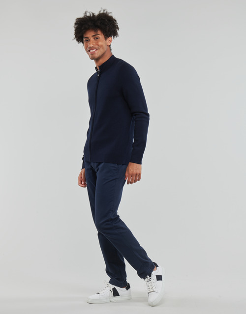 Superdry - STUDIOS MERINO ZIP THROUGH - Eclipse Navy