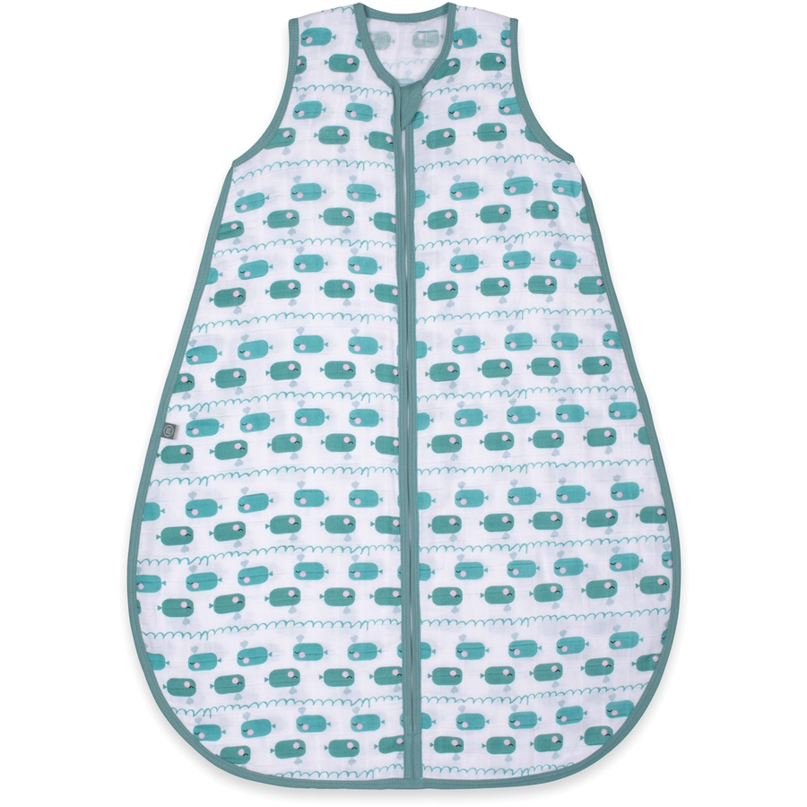 emma & noah Schlafsack Wal Blau 0.5