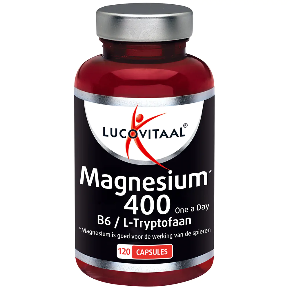 Magnesium 400 met Vitamine B6 & L-Tryptofaan