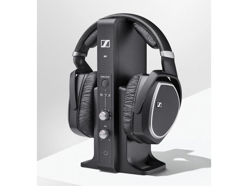 Sennheiser Kabelloses Mehrkanal-Kopfhörersystem RS 195-U Sc Digitales kabelloses TV-Hörsystem