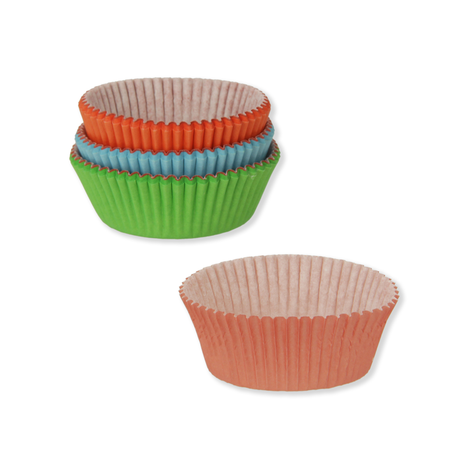 Muffin-Backförmchen - verschiedene Farben - 100 Stück