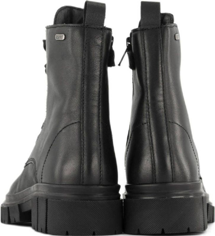 ESPRIT - Leren Veterboots - Zwart